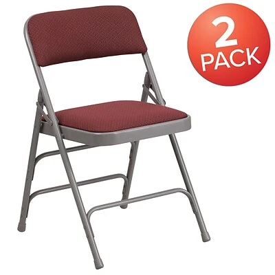 Top 10 ???? Folding & Stacking Chairs Flash Furniture HERCULES Series Fabric Folding Chair, Burgundy, 2/Pack (2AWMC309AFBG) ???? 5 Top 10 ???? Folding & Stacking Chairs Flash Furniture HERCULES Series Fabric Folding Chair, Burgundy, 2/Pack (2AWMC309AFBG) ???? - Image 3