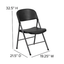 Best deal ✨ Folding & Stacking Chairs Flash Furniture HERCULES Series Plastic Folding Chair, Black/Charcoal, 2/Pack (2DADYCD50) ⌛ 16 Best deal ✨ Folding & Stacking Chairs Flash Furniture HERCULES Series Plastic Folding Chair, Black/Charcoal, 2/Pack (2DADYCD50) ⌛ -Advantage Shop sp134860846 s7
