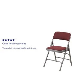 Top 10 ???? Folding & Stacking Chairs Flash Furniture HERCULES Series Fabric Folding Chair, Burgundy, 2/Pack (2AWMC309AFBG) ???? 15 Top 10 ???? Folding & Stacking Chairs Flash Furniture HERCULES Series Fabric Folding Chair, Burgundy, 2/Pack (2AWMC309AFBG) ???? -Advantage Shop sp134860854 s7