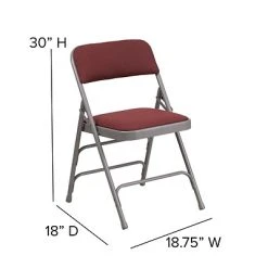 Top 10 ???? Folding & Stacking Chairs Flash Furniture HERCULES Series Fabric Folding Chair, Burgundy, 2/Pack (2AWMC309AFBG) ???? 17 Top 10 ???? Folding & Stacking Chairs Flash Furniture HERCULES Series Fabric Folding Chair, Burgundy, 2/Pack (2AWMC309AFBG) ???? -Advantage Shop sp134860856 s7