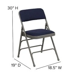 Discount ???? Folding & Stacking Chairs Flash Furniture HERCULES Series Fabric Folding Chair, Navy Blue, 2/Pack (2HAMC309AFNVY) ???? -Advantage Shop sp134860883 s7