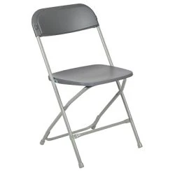 Buy ???? Stacking & Folding Chairs Flash Furniture HERCULES Premium Catering Events/School/Game Night/Wedding/Barbecue Stacking & Folding Chair, Gray ❤️ -Advantage Shop sp134861552 s7