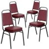 Cheap ???? Banquet Chairs Flash Furniture HERCULES Series Vinyl Trapezoidal Banquet Stack Chair, Burgundy (4FDBHF1SVBY) ???? -Advantage Shop sp137085379 s7