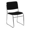 Cheapest ???? Stacking Chairs Flash Furniture HERCULES™ High Density Fabric Stacking Chair With Chrome Sled Base, Black ???? -Advantage Shop sp137095040 s7