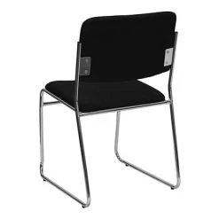 Cheapest ???? Stacking Chairs Flash Furniture HERCULES™ High Density Fabric Stacking Chair With Chrome Sled Base, Black ???? -Advantage Shop sp137095046 s7