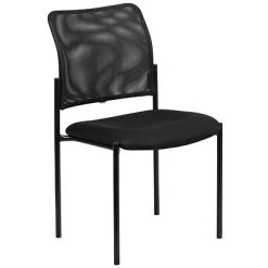Cheap ⭐ Stacking Chairs Flash Furniture Mesh Comfortable Stackable Steel Side Chair, Black (GO5152) ????