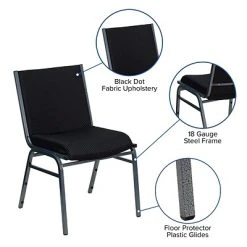 Discount ???? Stacking Chairs Flash Furniture HERCULES 3'' Thick Padded Stack Chairs (XU60153BK) ???? 17 Discount ???? Stacking Chairs Flash Furniture HERCULES 3'' Thick Padded Stack Chairs (XU60153BK) ???? -Advantage Shop sp137096153 s7