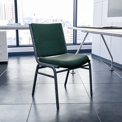 Deals ✔️ Stacking Chairs Flash Furniture HERCULES 3'' Thick Padded Stack Chairs, Dark Green ???? 4 Deals ✔️ Stacking Chairs Flash Furniture HERCULES 3'' Thick Padded Stack Chairs, Dark Green ???? - Image 2