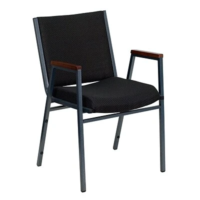 Hot Sale ⭐ Stacking Chairs Flash Furniture HERCULES 3'' Thick Padded Stack Chairs W/Arms (XU60154BK) ???? 3 Hot Sale ⭐ Stacking Chairs Flash Furniture HERCULES 3'' Thick Padded Stack Chairs W/Arms (XU60154BK) ????