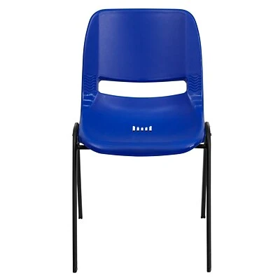 Best deal ⭐ Stacking Chairs Flash Furniture Hercules Shell Ergonomic Stack Chair With Black Frame And 16" Seat, Navy ✨ 11 Best deal ⭐ Stacking Chairs Flash Furniture Hercules Shell Ergonomic Stack Chair With Black Frame And 16" Seat, Navy ✨ - Image 9