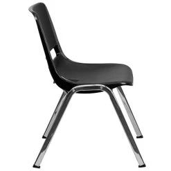 Best reviews of ???? Stacking Chairs Flash Furniture Hercules Shell Ergonomic Stack Chair With Chrome Frame And 14" Seat, Black ✔️ -Advantage Shop sp137202058 s7