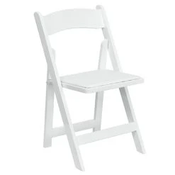 Brand new ???? Folding Chairs Flash Furniture Hercules Series Wood Folding Chair With Vinyl Padded Seat, White, XF2901WHITE ⌛