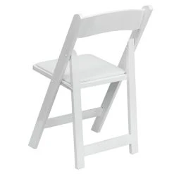 Brand new ???? Folding Chairs Flash Furniture Hercules Series Wood Folding Chair With Vinyl Padded Seat, White, XF2901WHITE ⌛ -Advantage Shop sp137298346 s7