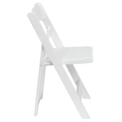 Brand new ???? Folding Chairs Flash Furniture Hercules Series Wood Folding Chair With Vinyl Padded Seat, White, XF2901WHITE ⌛ -Advantage Shop sp137298348 s7