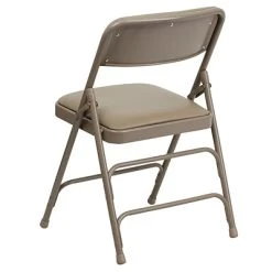 Best reviews of ???? Folding Chairs Flash Furniture Hercules Series Curved Triple-Braced, Double-Hinged Beige Vinyl-Upholstered Metal Folding Chair (HAMC309AVBGE) ???? -Advantage Shop sp137298848 s7