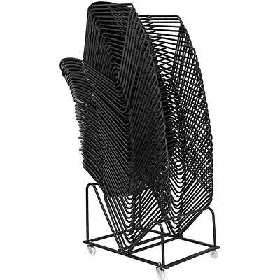 Wholesale ✔️ Stacking Chairs Flash Furniture Hercules™ Stacking Chair, Fabric, Black, Seat: 17.6"W X 17.4"D, Back: 17.625"W X 15.5"H ???? 7 Wholesale ✔️ Stacking Chairs Flash Furniture Hercules™ Stacking Chair, Fabric, Black, Seat: 17.6"W X 17.4"D, Back: 17.625"W X 15.5"H ???? - Image 5