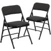 Outlet ???? Folding & Stacking Chairs Flash Furniture HERCULES Series Fabric Banquet/Reception Chair, Black, 2/Pack (2AWMC309AFBLK) ????