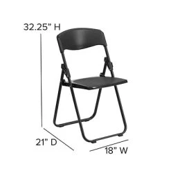 Top 10 ???? Folding & Stacking Chairs Flash Furniture HERCULES Series Plastic Folding Chair, Black, 2/Pack (2RUTIBLACK) ???? -Advantage Shop sp142006364 s7