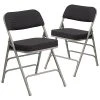 Outlet ???? Folding & Stacking Chairs Flash Furniture HERCULES Series Fabric Folding Chair, Black, 2/Pack (2AWMC320AFBK) ????