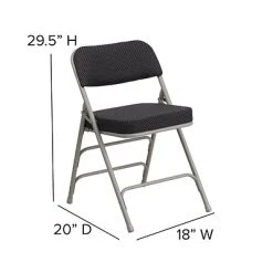 Outlet ???? Folding & Stacking Chairs Flash Furniture HERCULES Series Fabric Folding Chair, Black, 2/Pack (2AWMC320AFBK) ???? -Advantage Shop sp142008446 s7