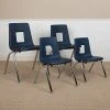 Coupon ???? Stacking Chairs Advantage Navy Student Stack School Chair - 12" 4 Pack (ADVSSC12NAVY4) ???? -Advantage Shop sp150288997 s7