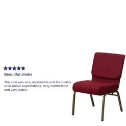 Best reviews of ???? Stacking Chairs Flash Furniture HERCULES™ Fabric Stacking Church Chair With 4"T Seat, Burgundy (FCH2214GV369) ???? -Advantage Shop sp154565892 s7