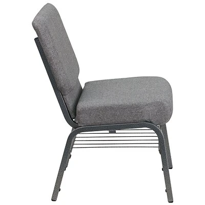Best Pirce ???? Stacking Chairs Flash Furniture HERCULES 21" X 3 3/4" Church Chairs W/Book Rack & Silver Vein Frame (XUCH0221GYSVB) ❤️ 11 Best Pirce ???? Stacking Chairs Flash Furniture HERCULES 21" X 3 3/4" Church Chairs W/Book Rack & Silver Vein Frame (XUCH0221GYSVB) ❤️ - Image 9