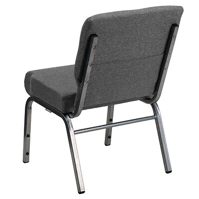 Cheap ???? Stacking Chairs Flash Furniture HERCULES 21'' Church Chairs W/3.75'' Seat Silver Vein Frame (XUCH0221GYSV) ???? 9 Cheap ???? Stacking Chairs Flash Furniture HERCULES 21'' Church Chairs W/3.75'' Seat Silver Vein Frame (XUCH0221GYSV) ???? - Image 7