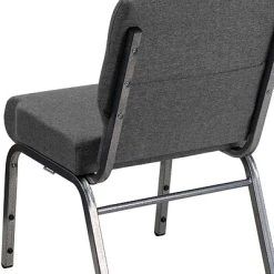 Cheap ???? Stacking Chairs Flash Furniture HERCULES 21'' Church Chairs W/3.75'' Seat Silver Vein Frame (XUCH0221GYSV) ???? 18 Cheap ???? Stacking Chairs Flash Furniture HERCULES 21'' Church Chairs W/3.75'' Seat Silver Vein Frame (XUCH0221GYSV) ???? -Advantage Shop sp154567791 s7