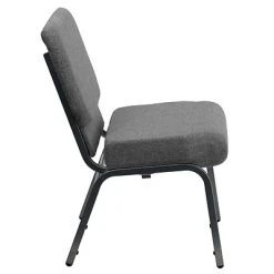 Cheap ???? Stacking Chairs Flash Furniture HERCULES 21'' Church Chairs W/3.75'' Seat Silver Vein Frame (XUCH0221GYSV) ???? 19 Cheap ???? Stacking Chairs Flash Furniture HERCULES 21'' Church Chairs W/3.75'' Seat Silver Vein Frame (XUCH0221GYSV) ???? -Advantage Shop sp154567792 s7