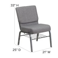 Best Pirce ???? Stacking Chairs Flash Furniture HERCULES 21" X 3 3/4" Church Chairs W/Book Rack & Silver Vein Frame (XUCH0221GYSVB) ❤️ 16 Best Pirce ???? Stacking Chairs Flash Furniture HERCULES 21" X 3 3/4" Church Chairs W/Book Rack & Silver Vein Frame (XUCH0221GYSVB) ❤️ -Advantage Shop sp154567836 s7