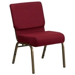 Best reviews of ???? Stacking Chairs Flash Furniture HERCULES™ Fabric Stacking Church Chair With 4"T Seat, Burgundy (FCH2214GV369) ????