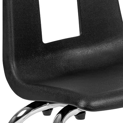 Flash Sale ✨ Stacking Chairs Advantage Black Student Stack School Chair 12" 4 Pack (ADV-SSC-12BLK-4) ???? 7 Flash Sale ✨ Stacking Chairs Advantage Black Student Stack School Chair 12" 4 Pack (ADV-SSC-12BLK-4) ???? - Image 5