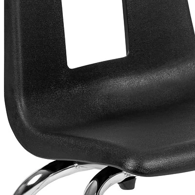 Discount ???? Stacking Chairs Advantage Black Student Stack School Chair 14" 4 Pack (ADV-SSC-14BLK-4) ✔️ 7 Discount ???? Stacking Chairs Advantage Black Student Stack School Chair 14" 4 Pack (ADV-SSC-14BLK-4) ✔️ - Image 5