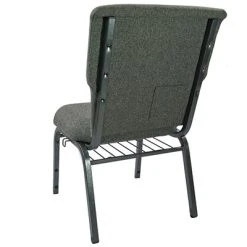 Brand new ✔️ Stacking Chairs Advantage 21" Wide Charcoal Gray Discount Church Chair 40 Pack (EPCHT-111-40) ❤️