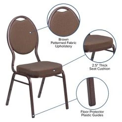 Cheap ???? Banquet Chairs Flash Furniture HERCULES Series Teardrop Back Stacking Banquet Chair (FDC04CPR08T02) ???? -Advantage Shop sp155517925 s7