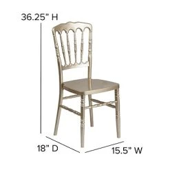 Cheap ⌛ Flash Furniture Stacking Chairs 2 Pack. Resin Stacking Napoleon Chair (2LELMONGD) ✔️ -Advantage Shop sp155518949 s7