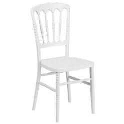 Deals ⭐ Flash Furniture Stacking Chairs Resin Stacking Napoleon Chair (LELMONWH) ????