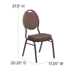 Cheap ???? Banquet Chairs Flash Furniture HERCULES Series Teardrop Back Stacking Banquet Chair (FDC04CPR08T02) ???? -Advantage Shop sp155519026 s7