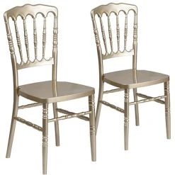 Cheap ⌛ Flash Furniture Stacking Chairs 2 Pack. Resin Stacking Napoleon Chair (2LELMONGD) ✔️