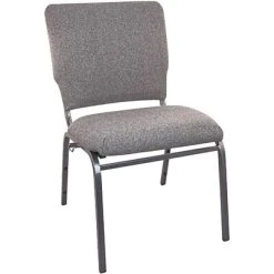 New ???? Stacking Chairs Advantage 18.5" Wide Charcoal Gray Multipurpose Church Chair (SEPCHT18511140) ????