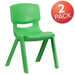 Best Pirce ???? Stacking & Folding Chairs Flash Furniture Plastic Student Stacking Chair, Green, 2-Pieces (2YUYCX005GREEN) ???? -Advantage Shop sp155707090 s7