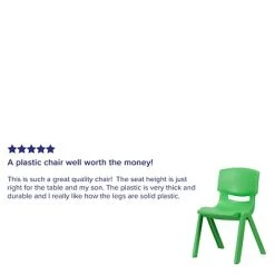 Best Pirce ???? Stacking & Folding Chairs Flash Furniture Plastic Student Stacking Chair, Green, 2-Pieces (2YUYCX005GREEN) ???? -Advantage Shop sp155707092 s7