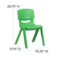 Best Pirce ???? Stacking & Folding Chairs Flash Furniture Plastic Student Stacking Chair, Green, 2-Pieces (2YUYCX005GREEN) ???? -Advantage Shop sp155707095 s7