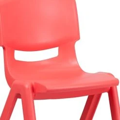 New ???? Stacking & Folding Chairs Flash Furniture Plastic Student Stacking Chair, Red, 2-Pieces (2YUYCX005RED) ???? -Advantage Shop sp155707146 s7