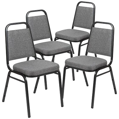 Wholesale ???? Stacking & Folding Chairs Flash Furniture Fabric Banquet Folding Chair, Gray Fabric/Silver Vein Frame, 4-Pieces (4FDBHF1SVBCG) ⭐ 3 Wholesale ???? Stacking & Folding Chairs Flash Furniture Fabric Banquet Folding Chair, Gray Fabric/Silver Vein Frame, 4-Pieces (4FDBHF1SVBCG) ⭐