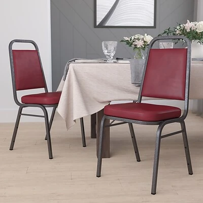 Wholesale ???? Stacking & Folding Chairs Flash Furniture Fabric Banquet Folding Chair, Gray Fabric/Silver Vein Frame, 4-Pieces (4FDBHF1SVBCG) ⭐ 4 Wholesale ???? Stacking & Folding Chairs Flash Furniture Fabric Banquet Folding Chair, Gray Fabric/Silver Vein Frame, 4-Pieces (4FDBHF1SVBCG) ⭐ - Image 2