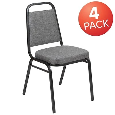 Wholesale ???? Stacking & Folding Chairs Flash Furniture Fabric Banquet Folding Chair, Gray Fabric/Silver Vein Frame, 4-Pieces (4FDBHF1SVBCG) ⭐ 5 Wholesale ???? Stacking & Folding Chairs Flash Furniture Fabric Banquet Folding Chair, Gray Fabric/Silver Vein Frame, 4-Pieces (4FDBHF1SVBCG) ⭐ - Image 3