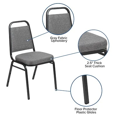 Wholesale ???? Stacking & Folding Chairs Flash Furniture Fabric Banquet Folding Chair, Gray Fabric/Silver Vein Frame, 4-Pieces (4FDBHF1SVBCG) ⭐ 7 Wholesale ???? Stacking & Folding Chairs Flash Furniture Fabric Banquet Folding Chair, Gray Fabric/Silver Vein Frame, 4-Pieces (4FDBHF1SVBCG) ⭐ - Image 5