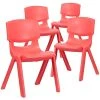 Top 10 ???? Stacking & Folding Chairs Flash Furniture Plastic Student Stacking Chair, Red, 4-Pieces (4YUYCX4005RED) ???? -Advantage Shop sp155712710 s7
